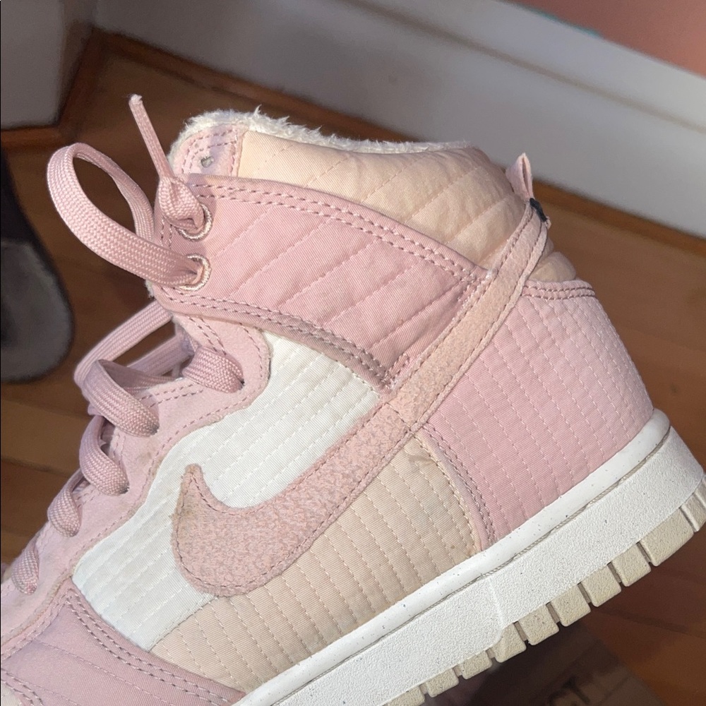 Women’s Pink and White Dunks - Picture 13 of 16